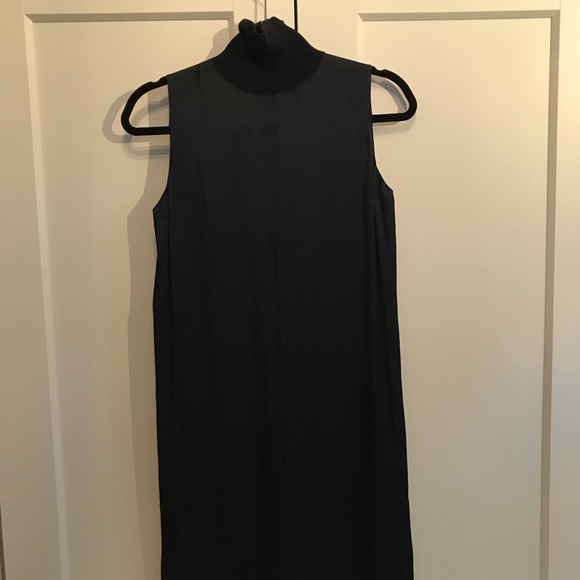 Rag & Bone navy blue silk dress - Picture 3 of 5